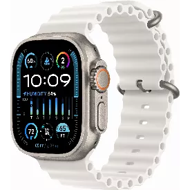 Часы Apple Watch Ultra 2 49 мм, Titanium Case with White Ocean Band